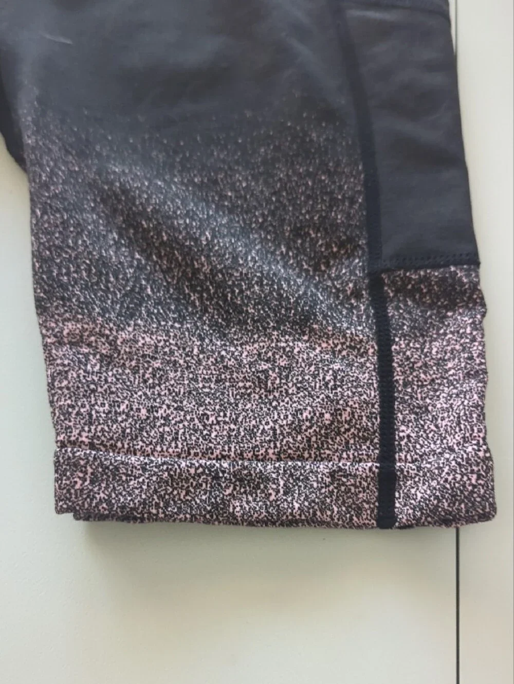Women's Black and Rose Gold Active Bike Shorts - Athletic Brand